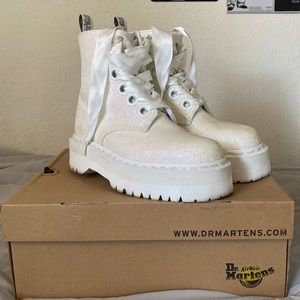 Dr. Martens Molly Glitter Platform Boots